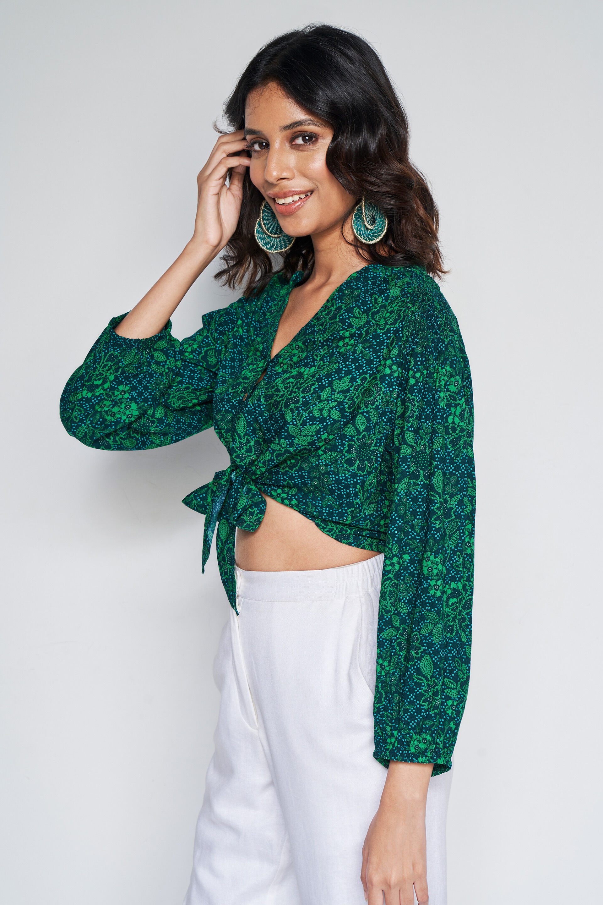 Emerald Fields top, Green, image 3