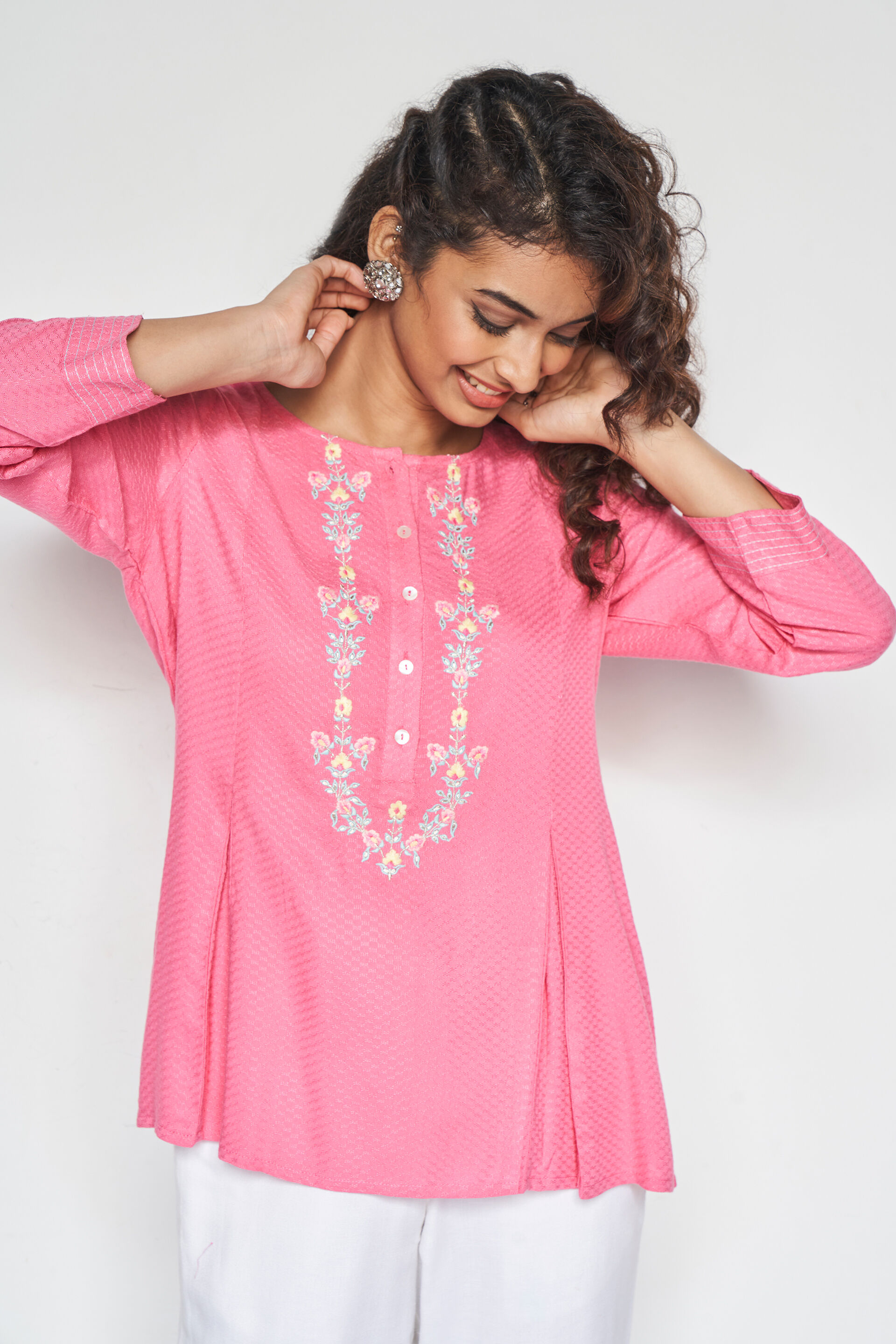 Pop Of Pink top, Pink, image 2