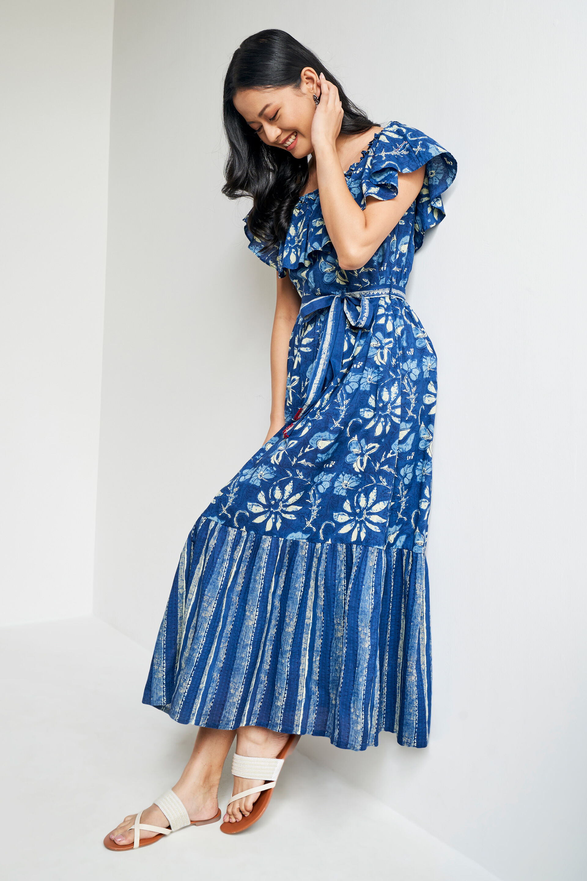 Global desi 2025 midi dress