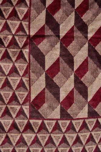 Maroon Acrylic Solid Scarf, , image 2