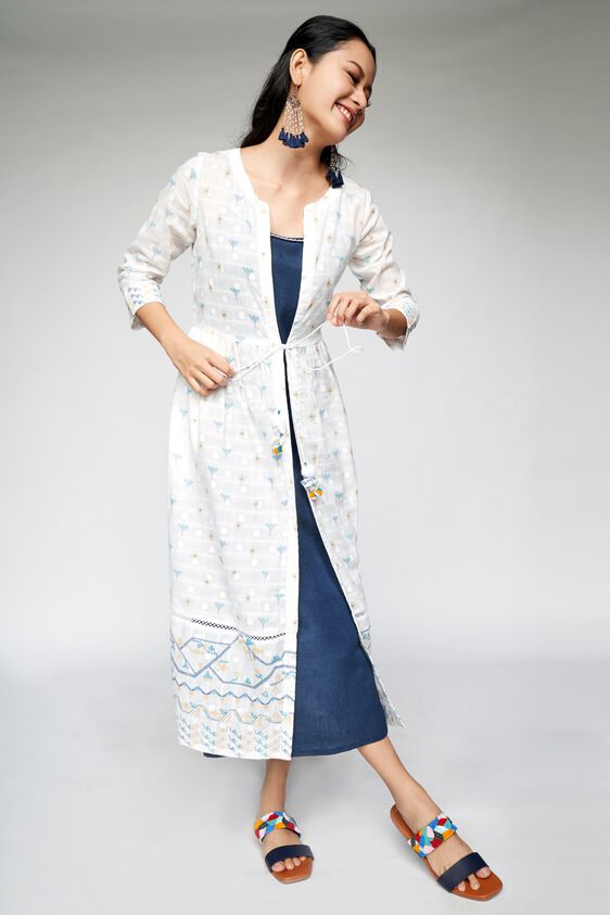 3 - White Tie-Ups Fit and Flare Co-ordinate Set, image 3