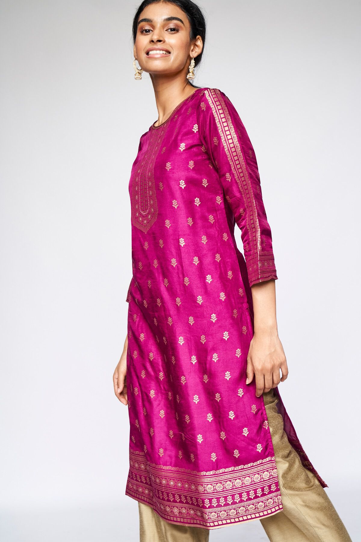 Buy our Festive Purple Kurta online 