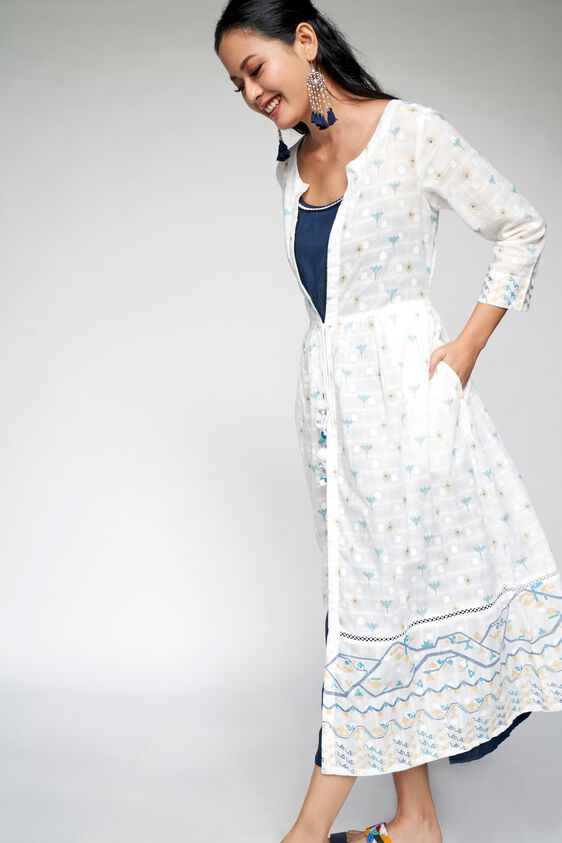5 - White Tie-Ups Fit and Flare Co-ordinate Set, image 5