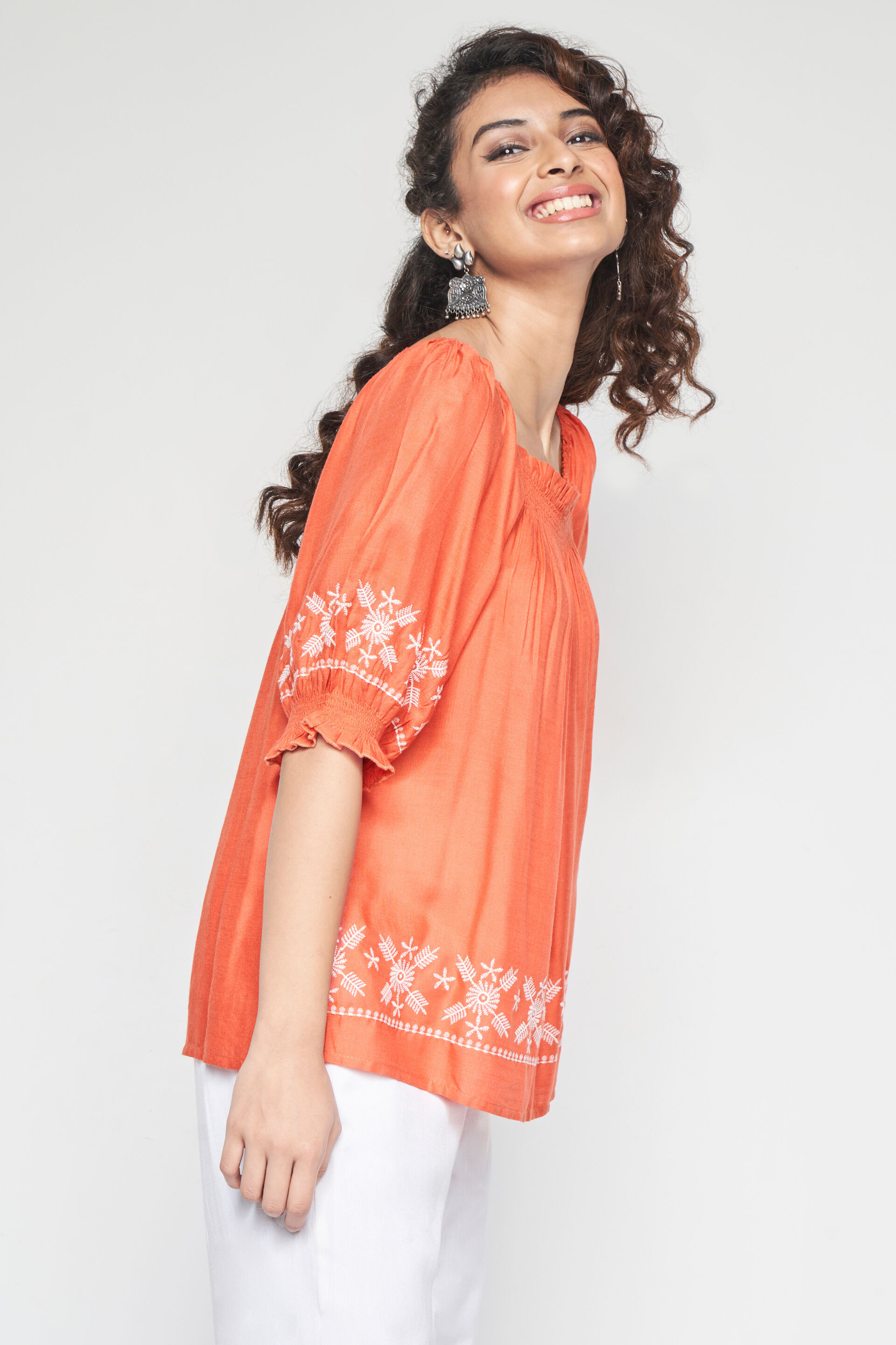 Fiesta top, Orange, image 6