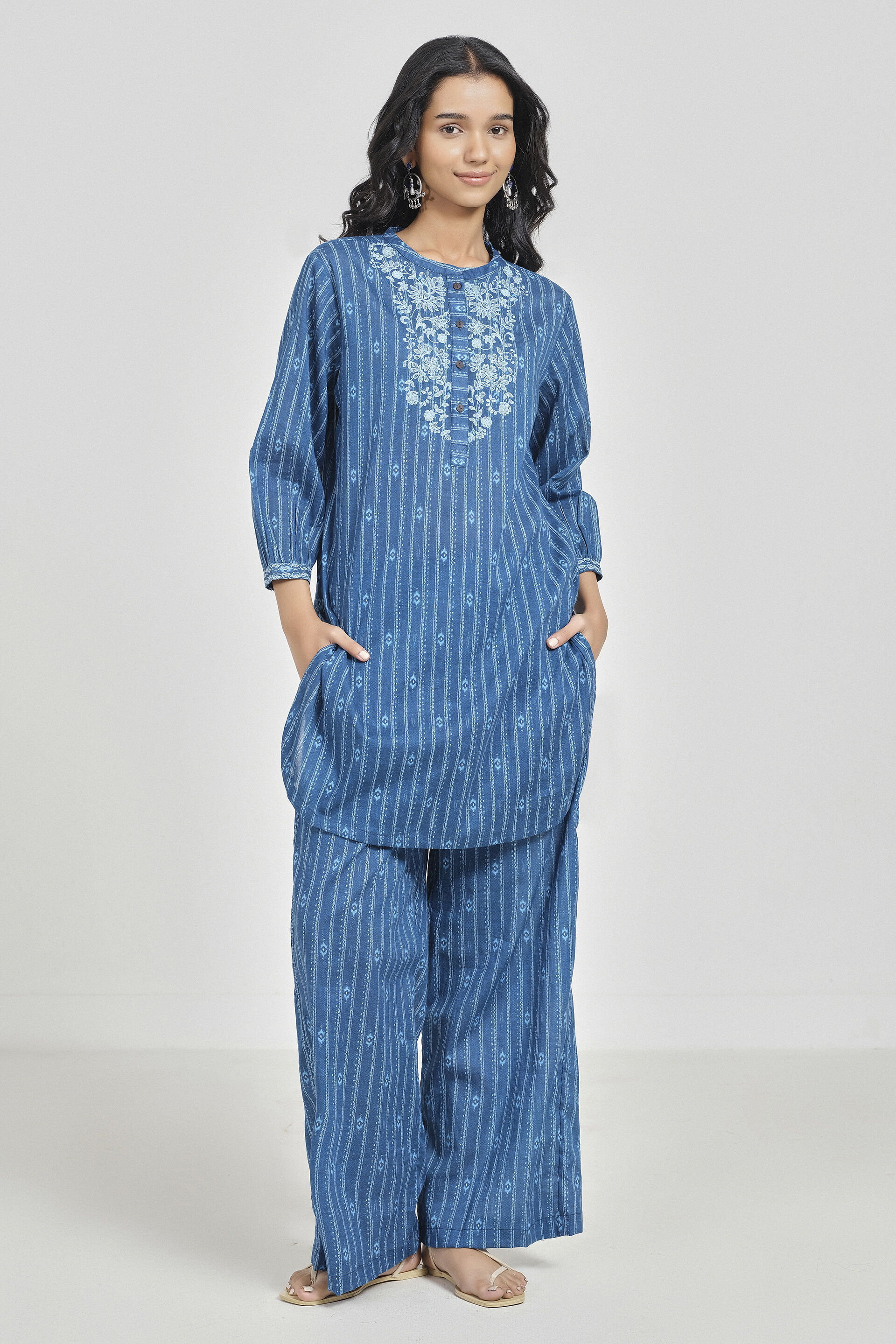 Aarna Indigo Co-ord Set, Indigo, image 2