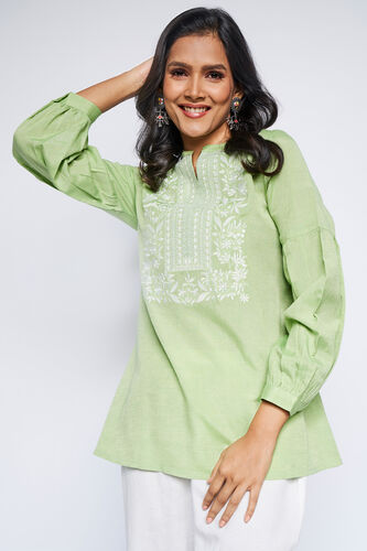 Sage Green A-Line Top, Sage Green, image 2
