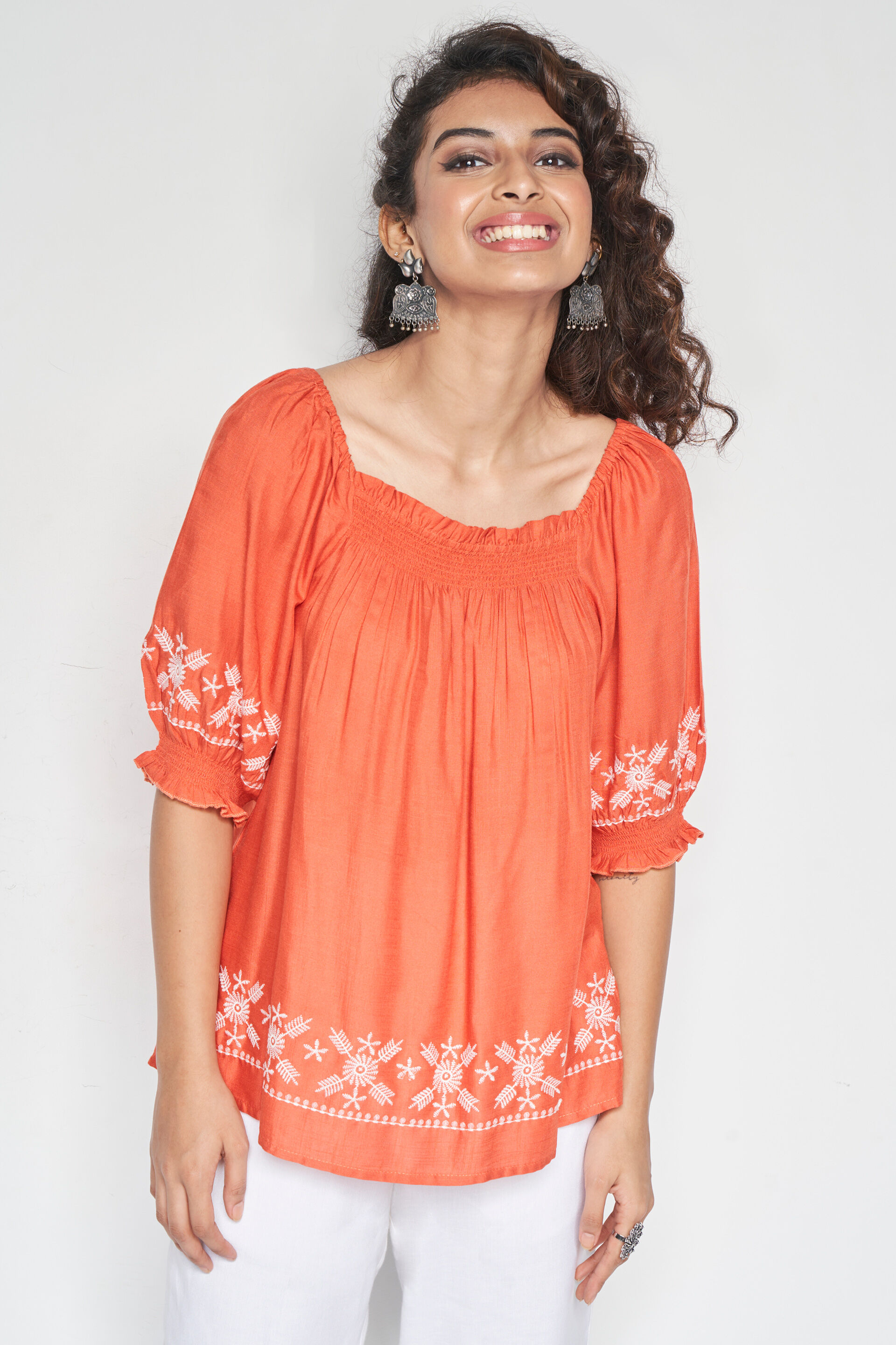 Fiesta top, Orange, image 7