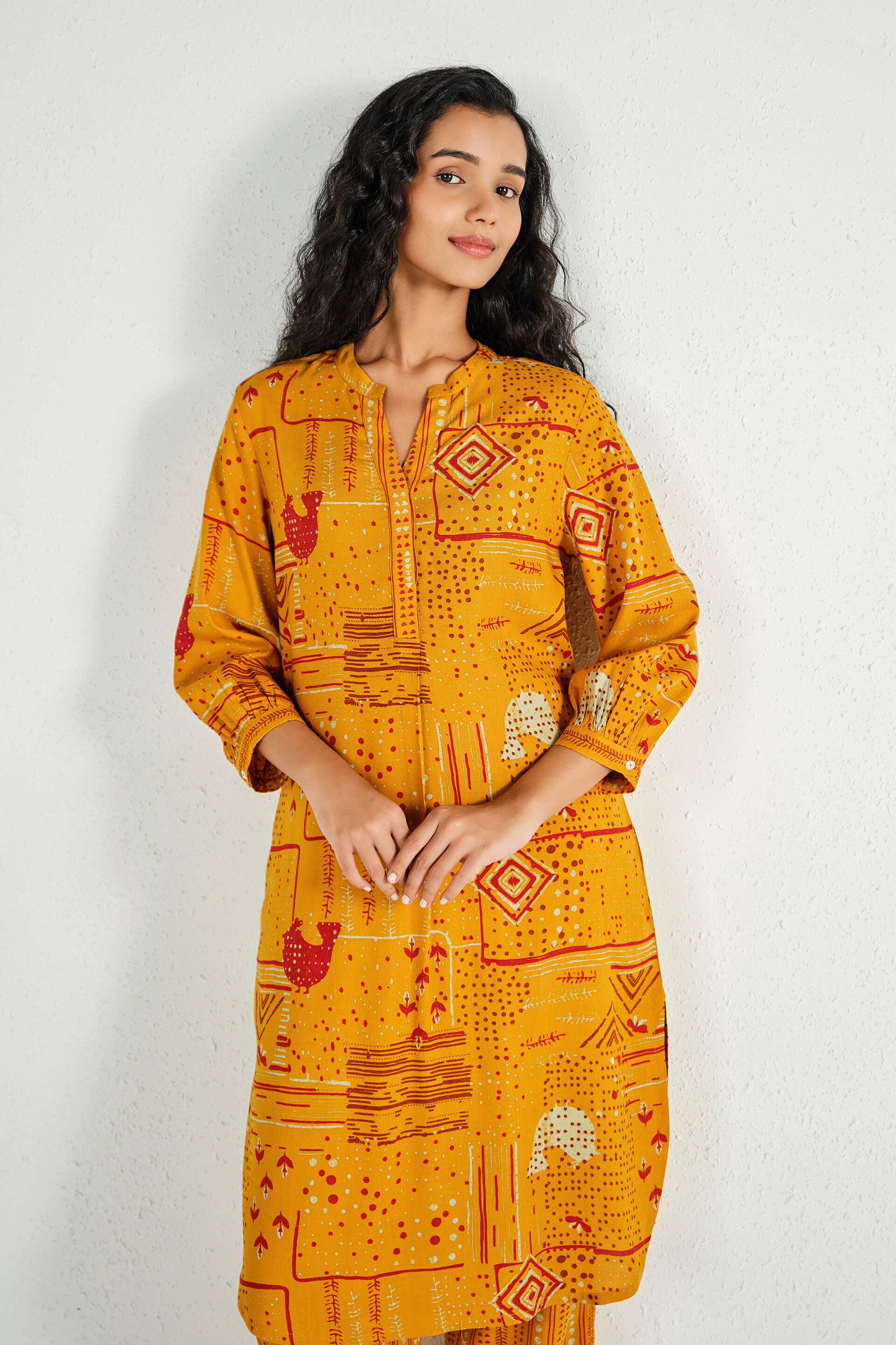 Mustard Meadow Co-ord Set, Mustard, image 4