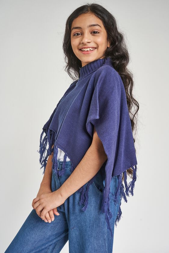 7 - Navy Cape Jacket, image 7
