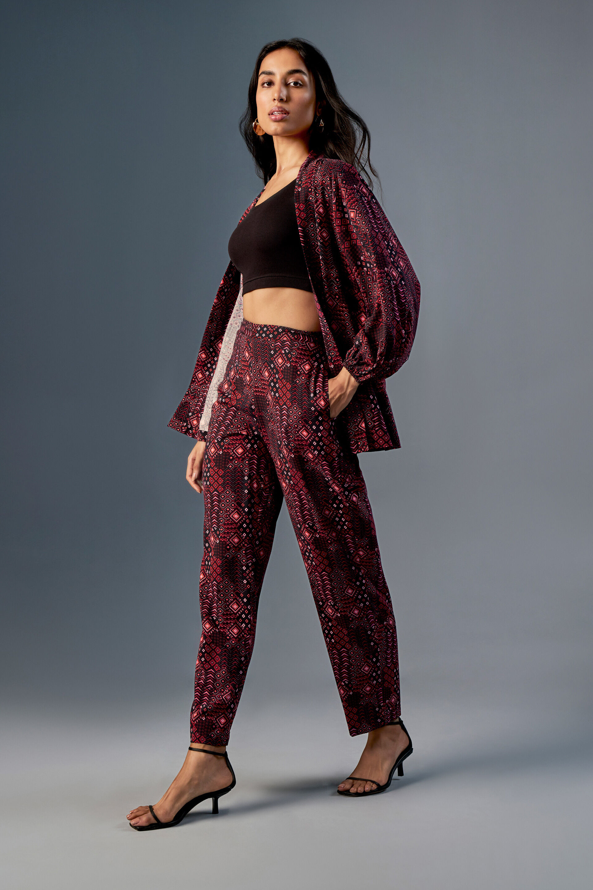 Charge Up The Style Co-Ord Set, Black, image 2