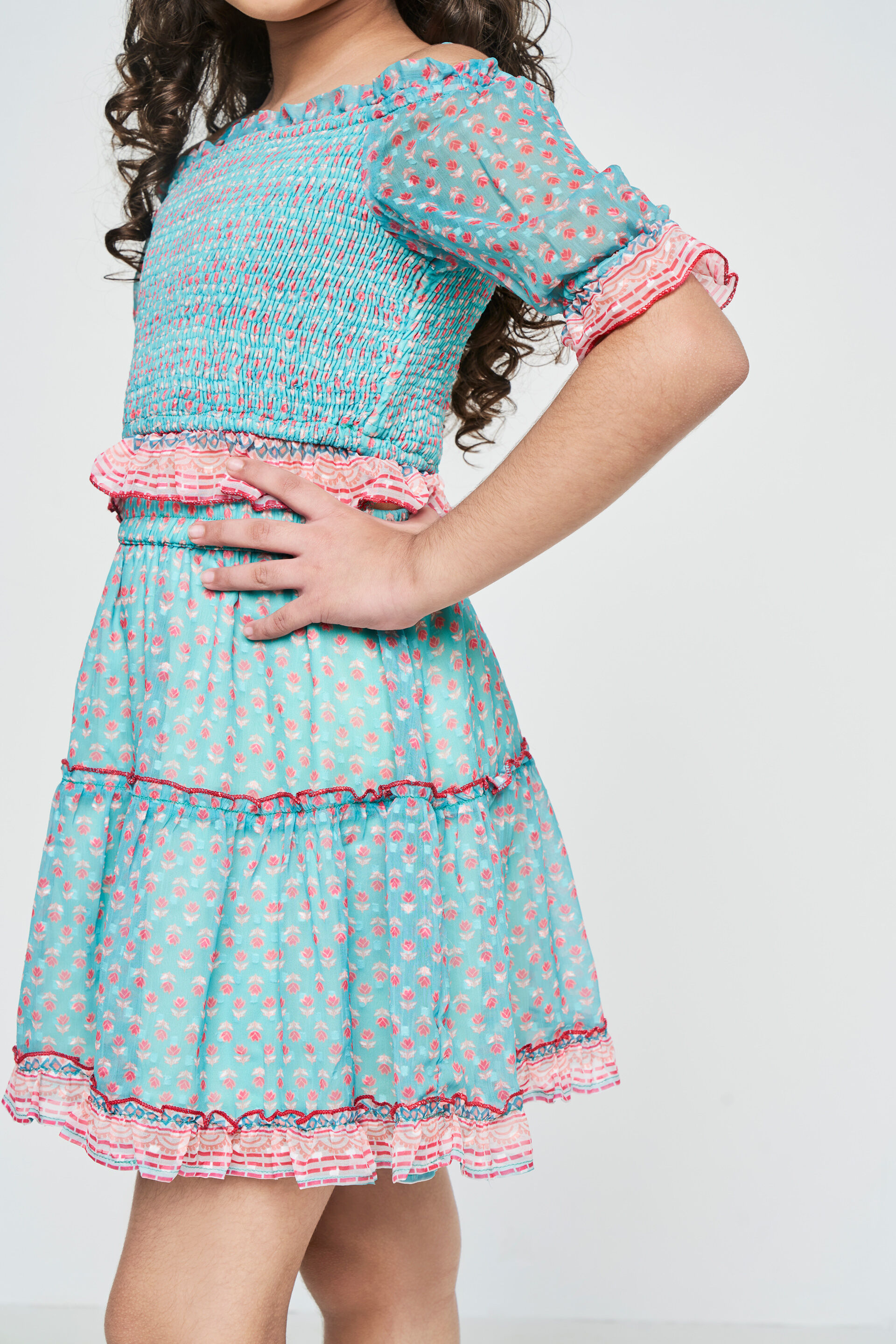 Sage Green Geometric Flared Set, Sage Green, image 6