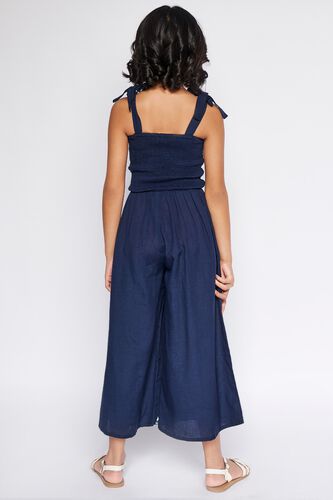 5 - Indigo Embroidered Solid Jump Suit, image 5