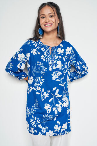 Tune Into Tunic Blooms, Blue, image 4