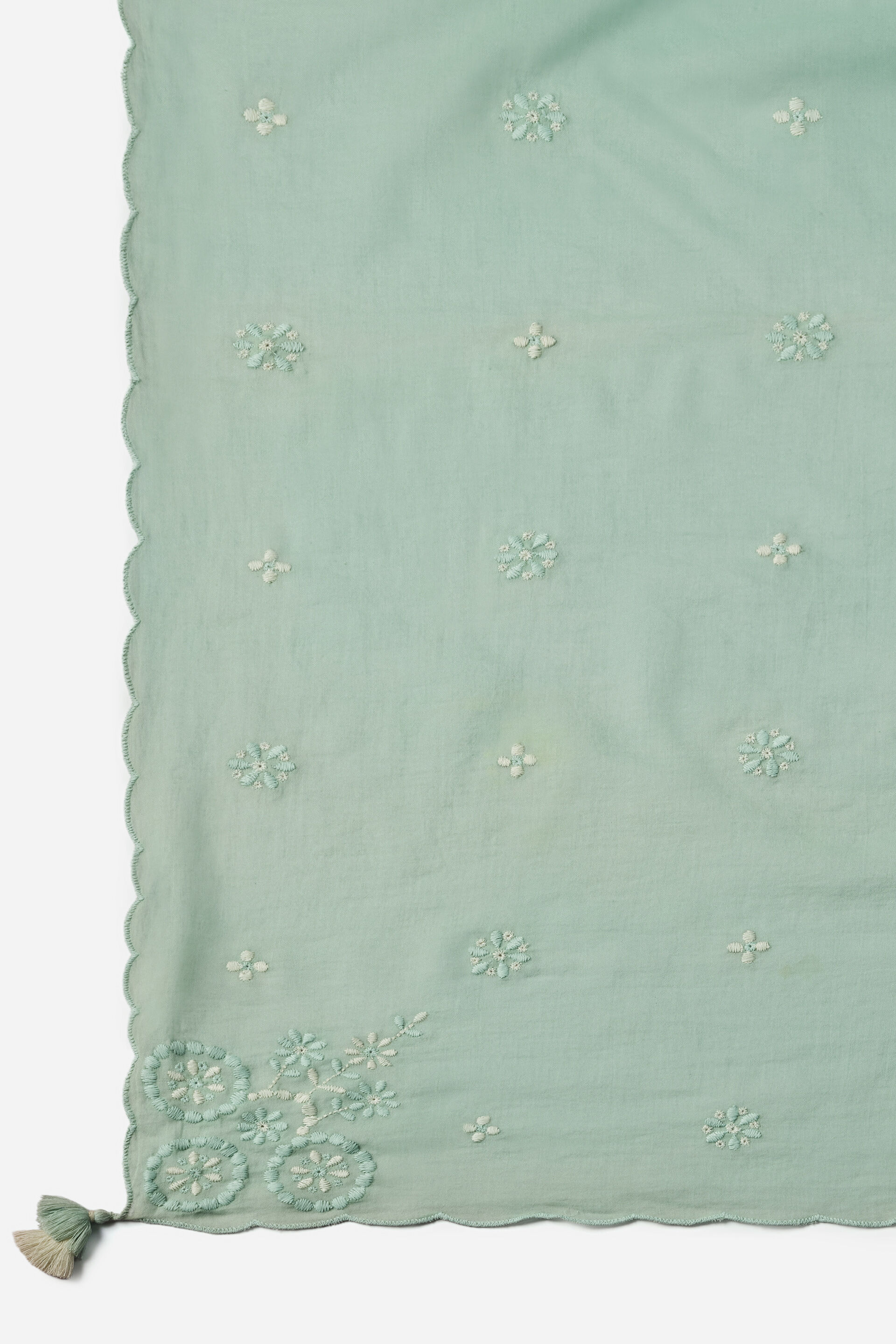 Embroidered Sage Stole, , image 2