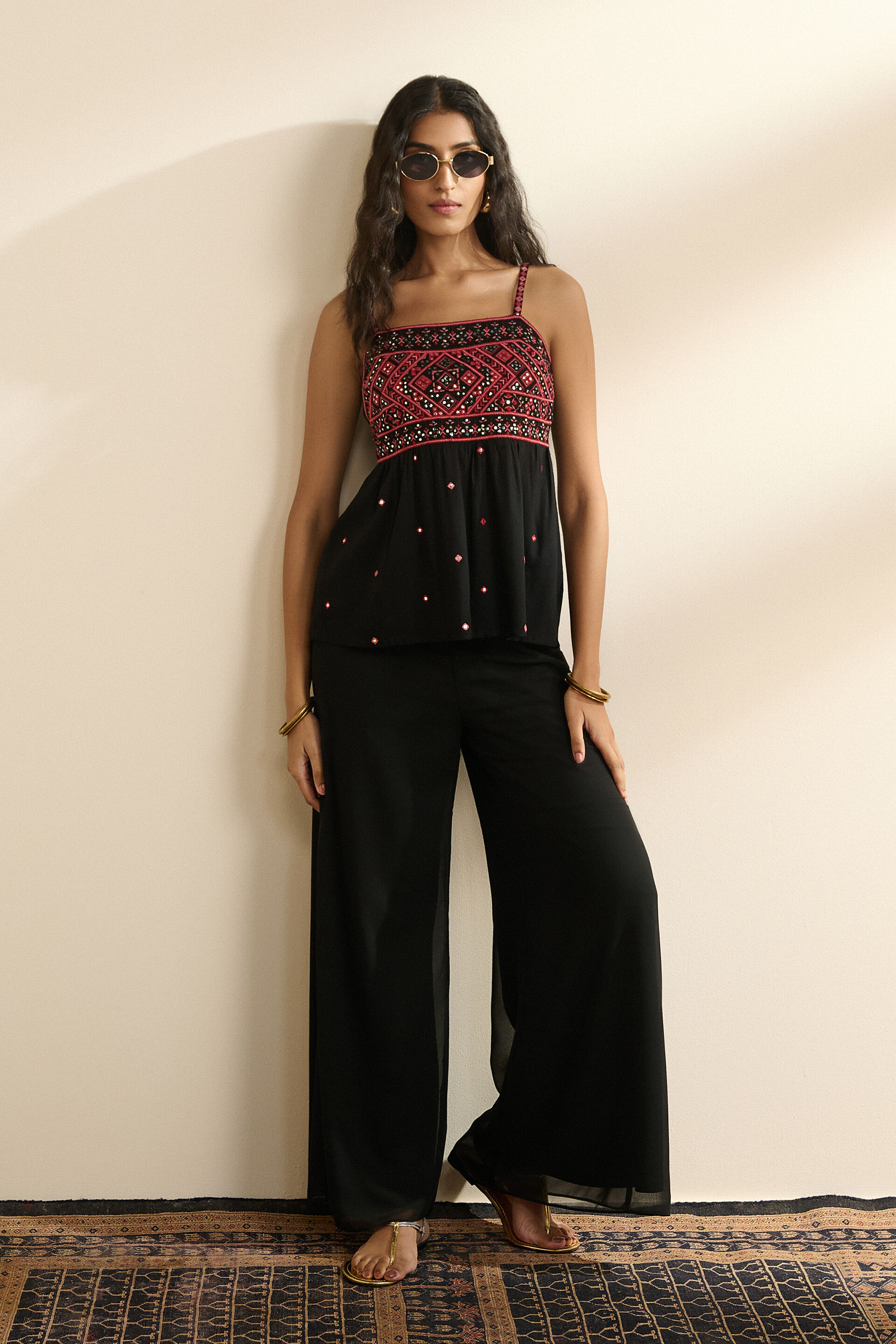 Ziya Black Top, Black, image 4