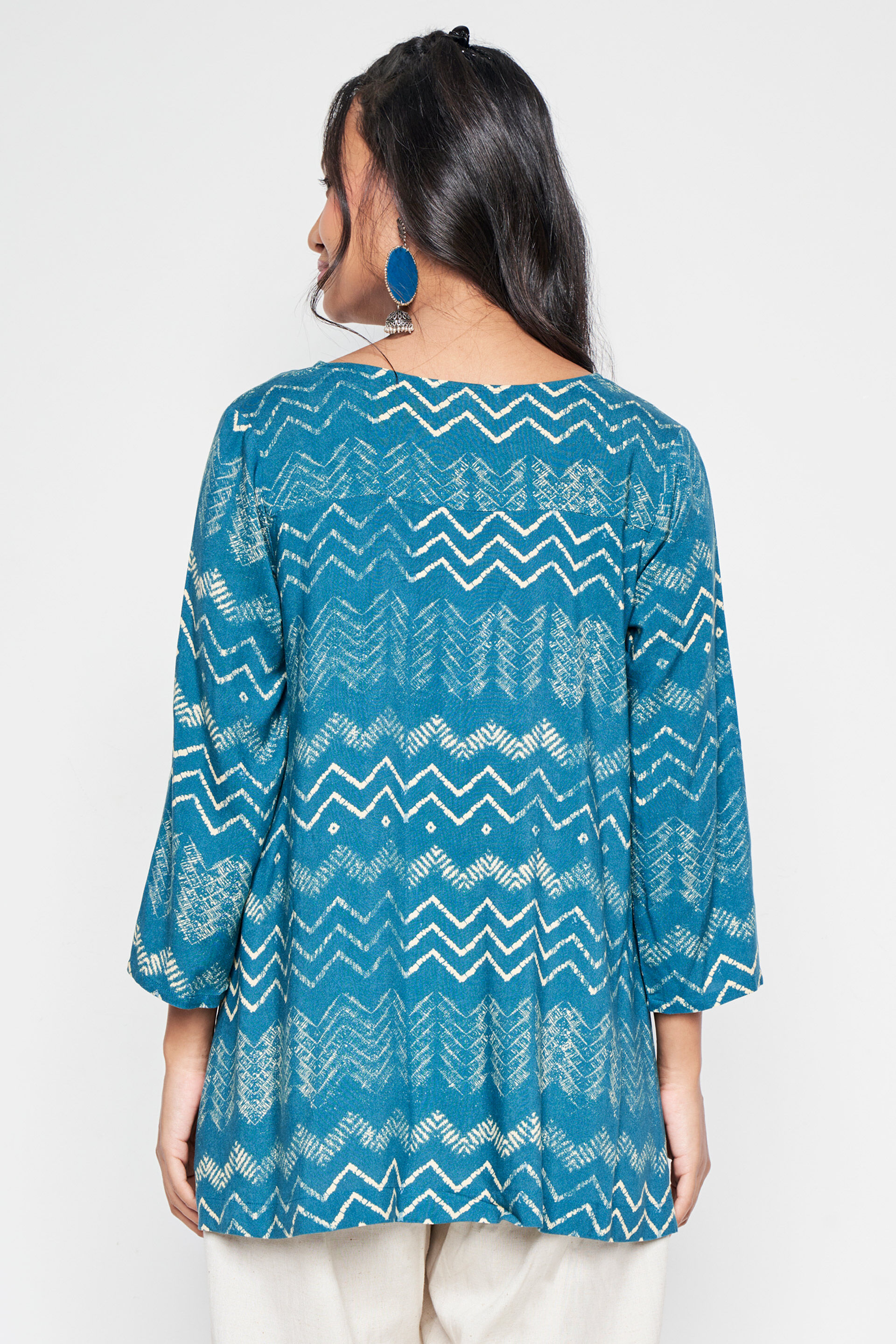 Waves Straight Top, Aqua, image 7