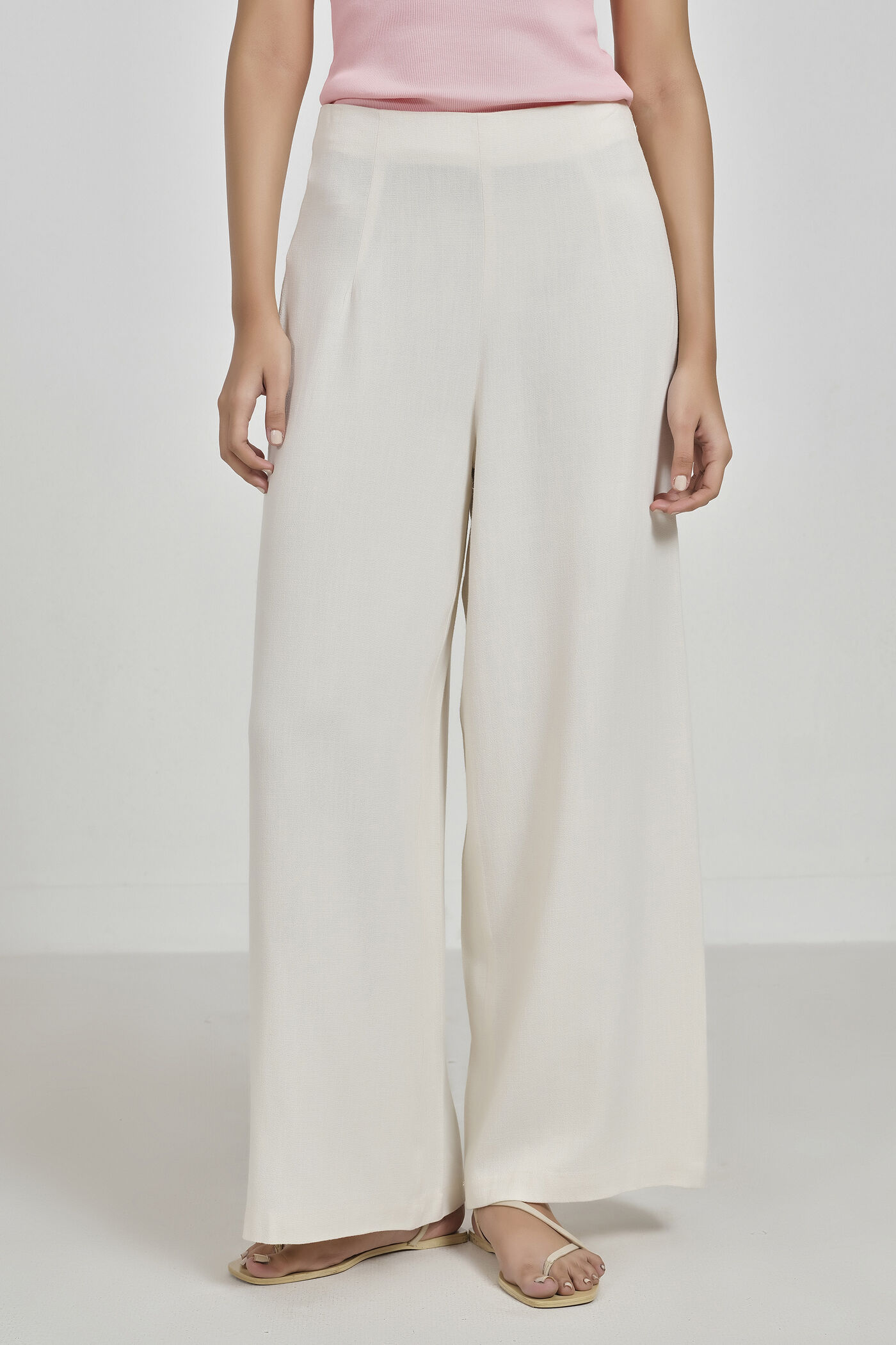 Ivory Straight Pants