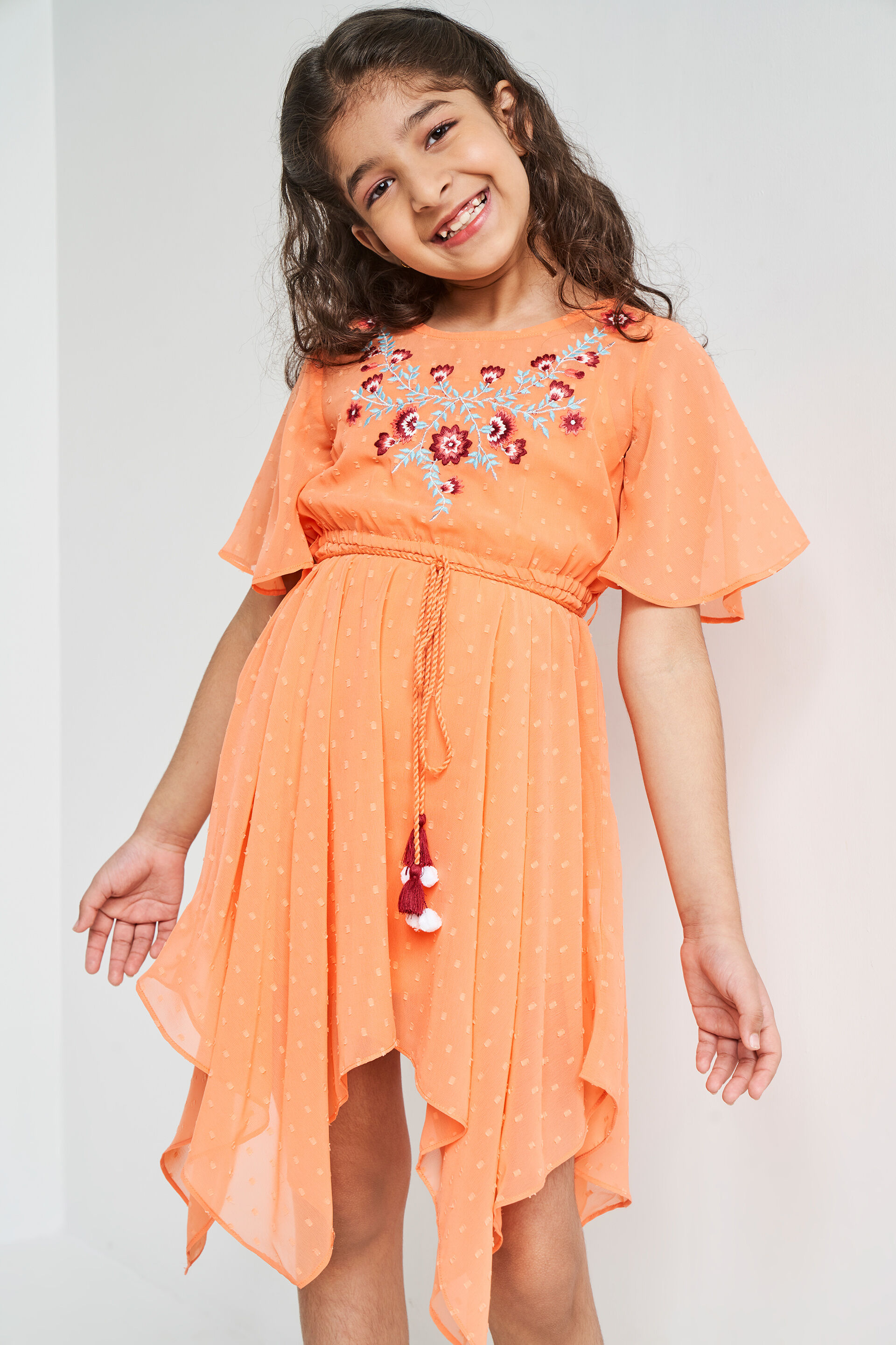 Coral high hotsell low dress