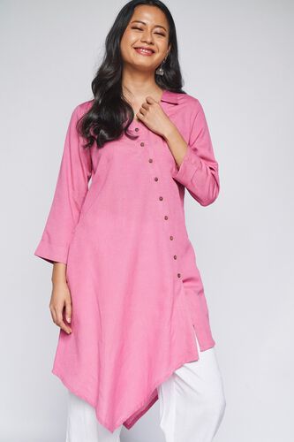3 - Lilac Solid A-Line Tunic, image 3