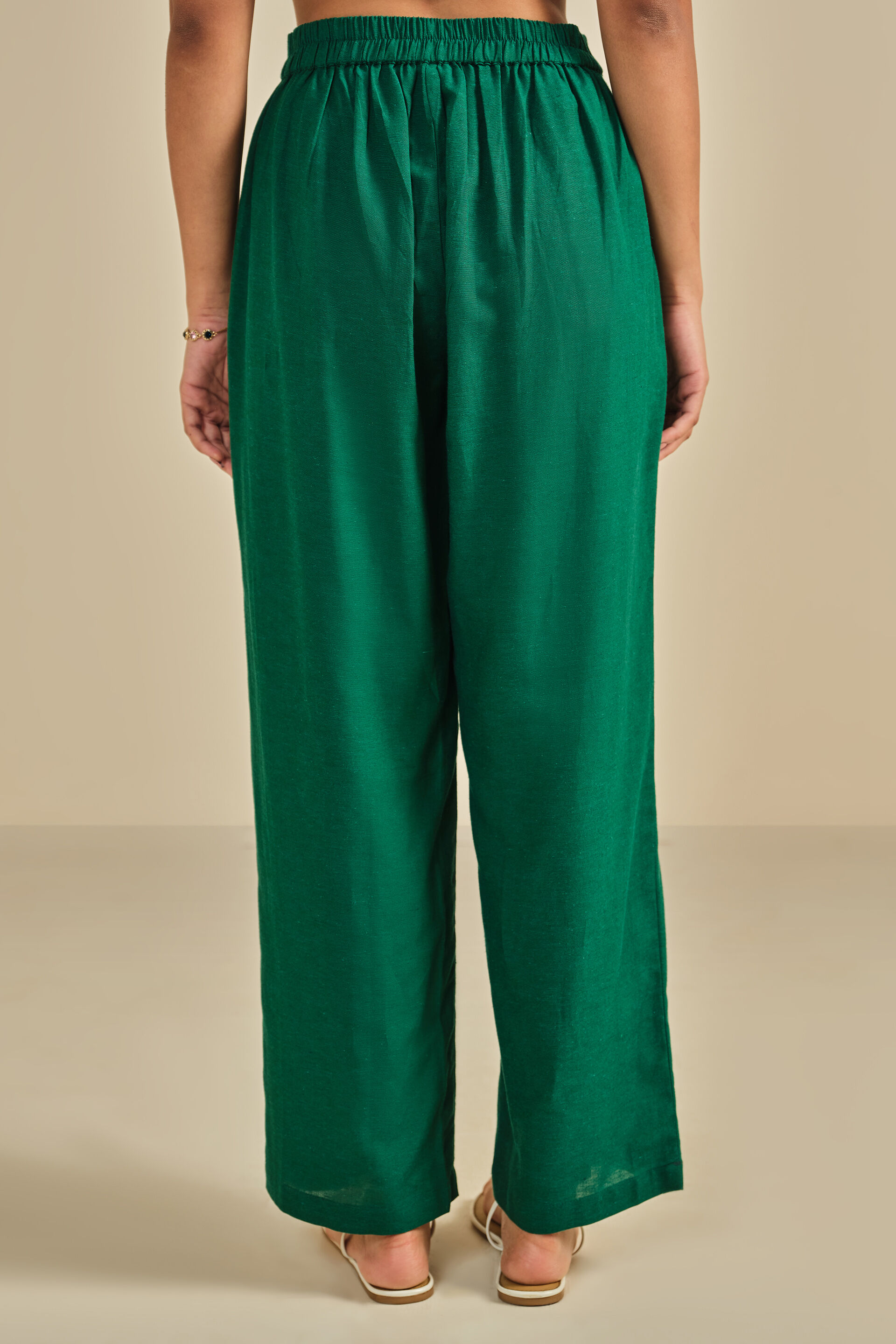 Hariyali Pants, Green, image 4