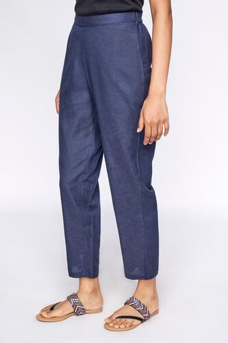 2 - Navy Blue Solid Tapered Bottom, image 2
