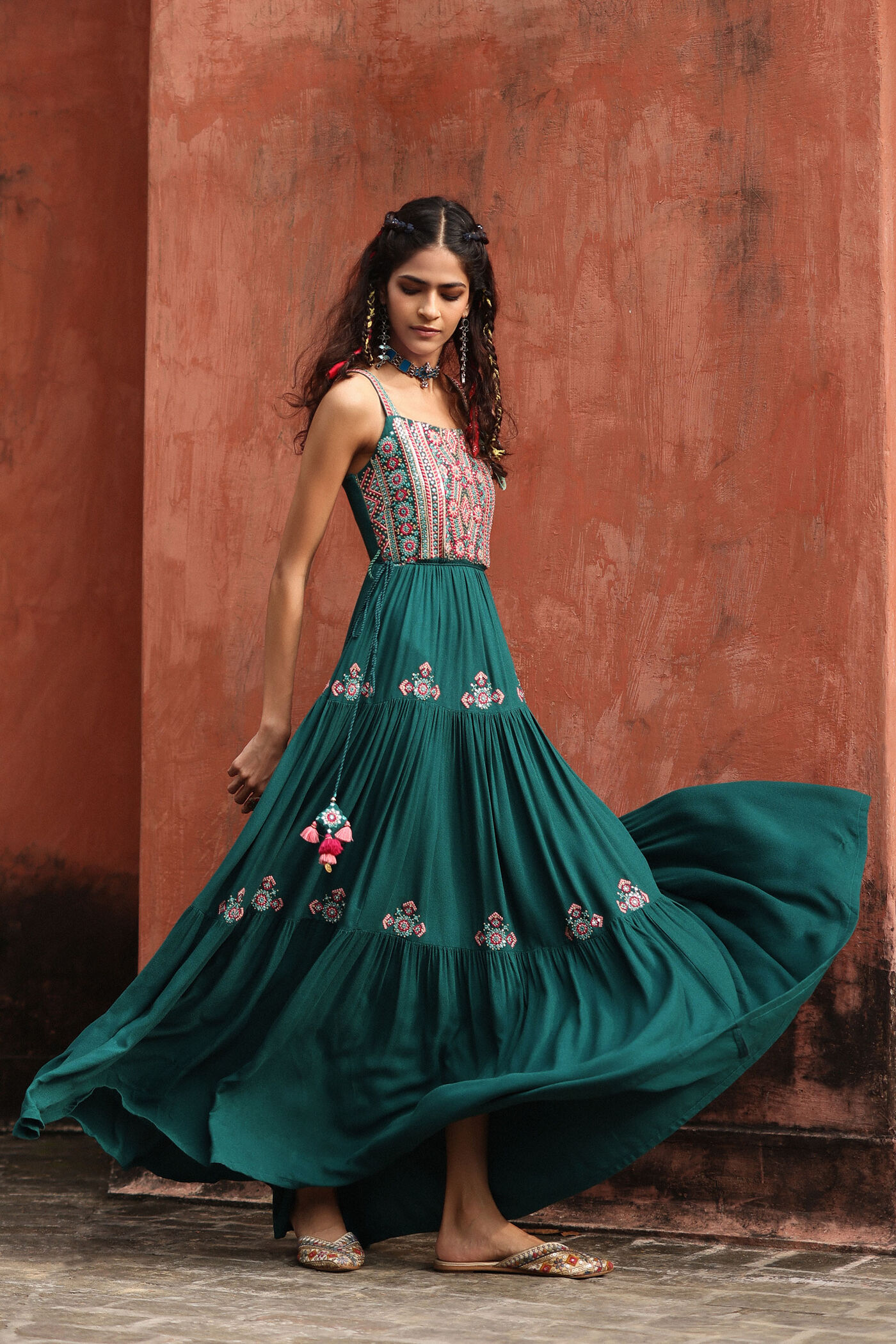 Buy Khoye Khoye Maxi Dress Online for Women from Globaldesi
