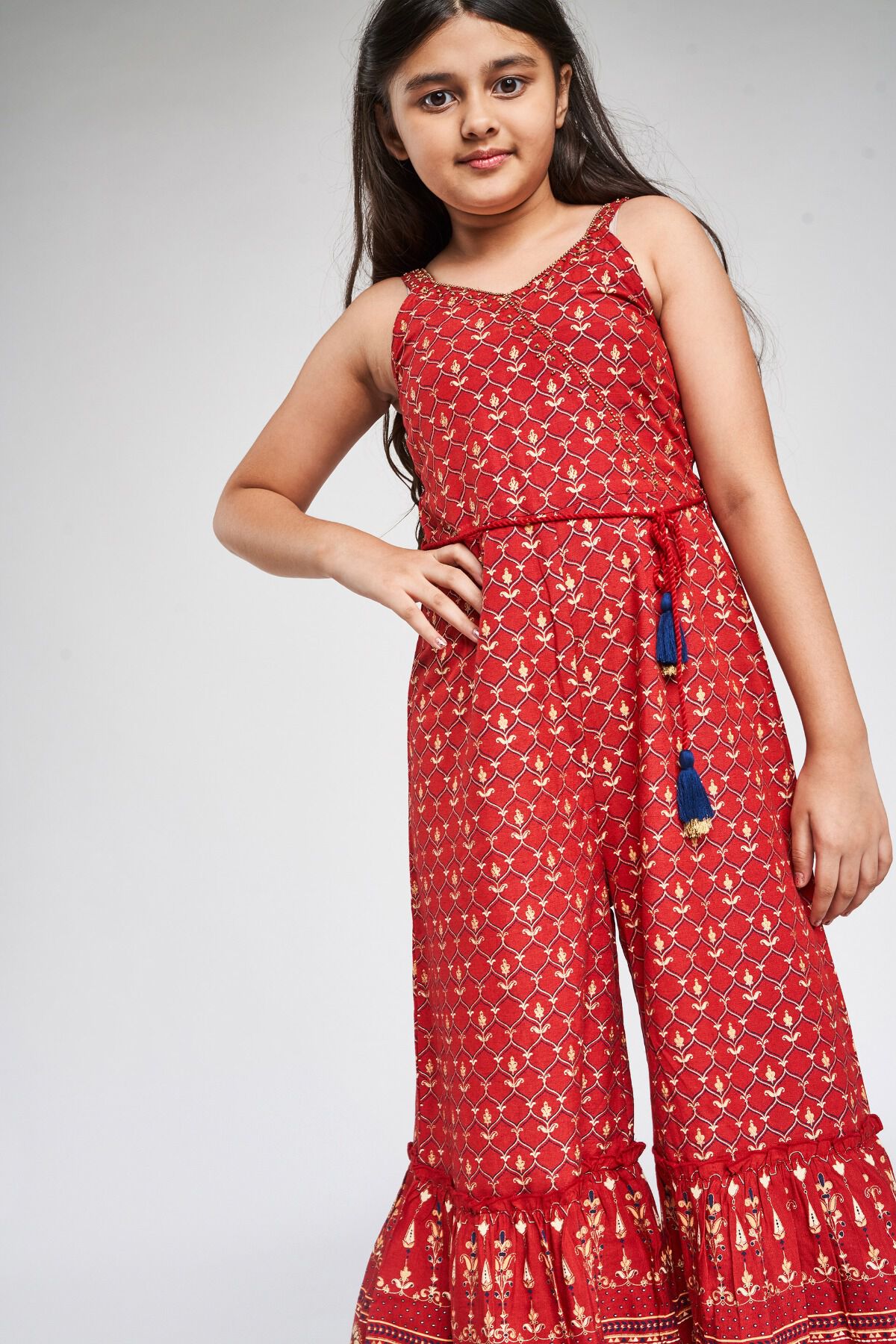 Girls Jumpsuits- Explore Ethnic Jumpsuits for Girls | Global Desi