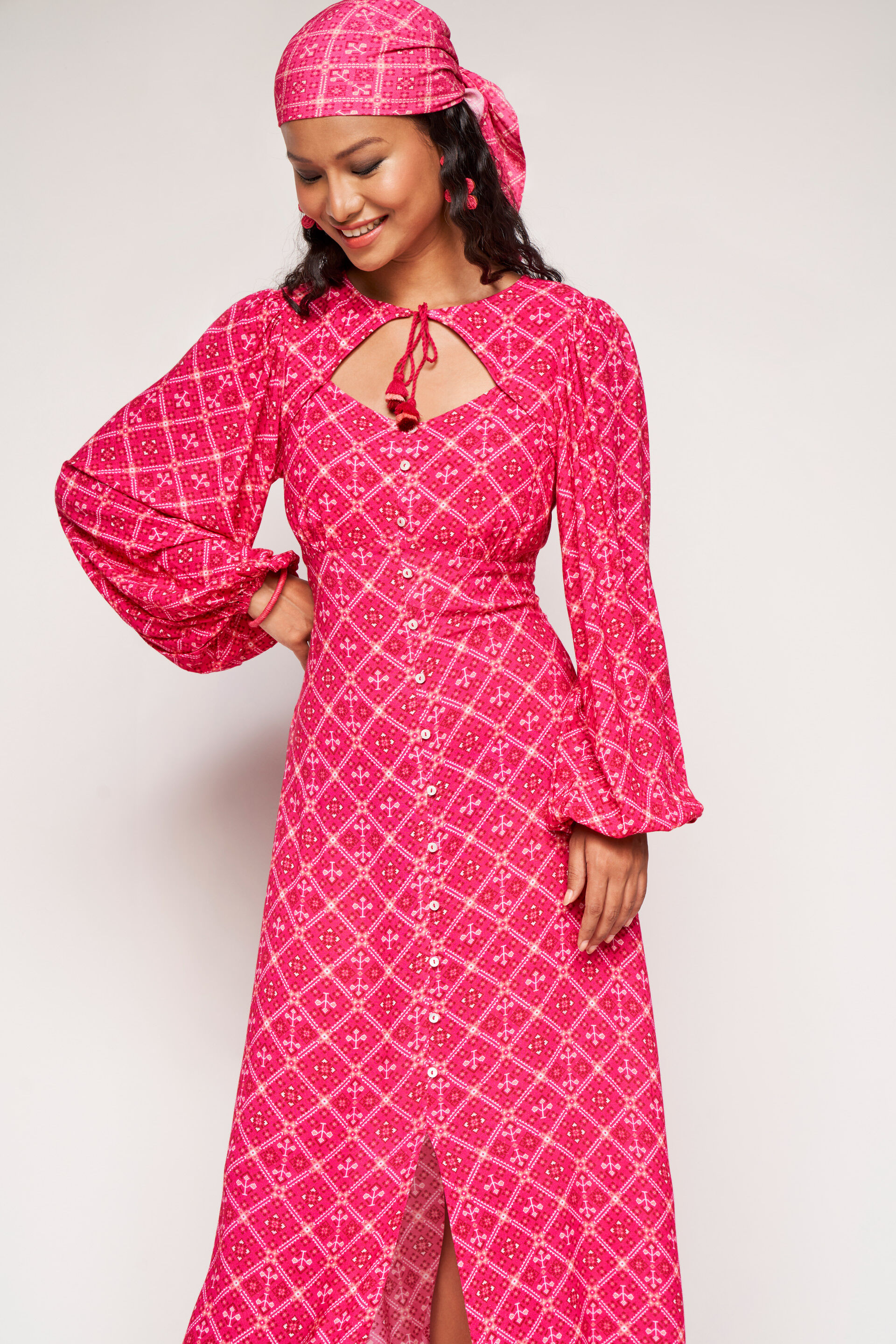 Front slit hotsell maxi tunic