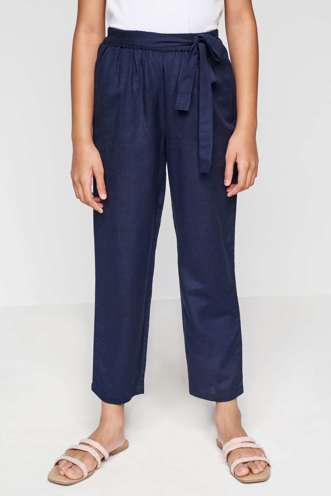 Solid  Bottom, Navy Blue, image 1