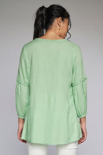 4 - Mint Solid Straight Top, image 4
