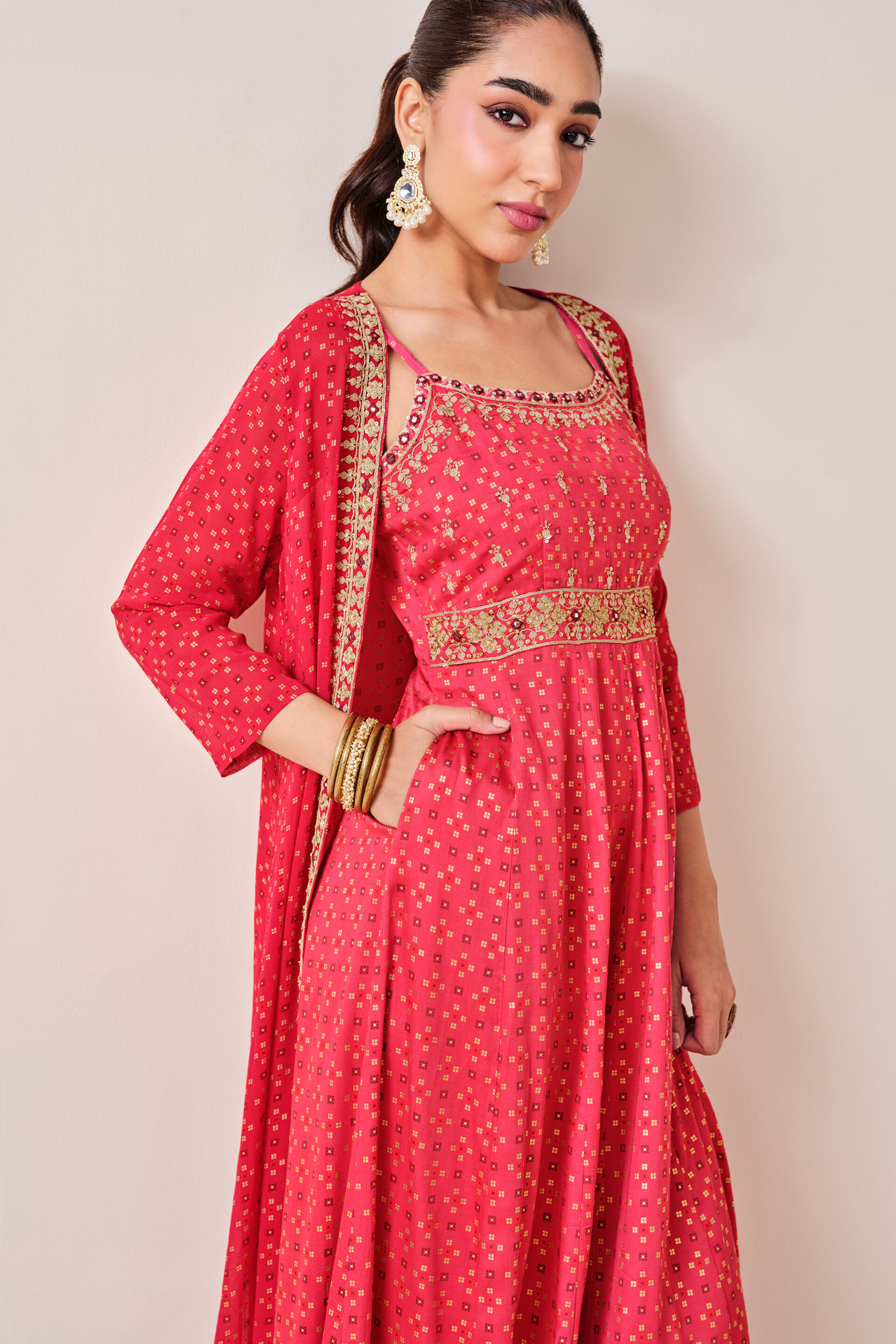 The Mirchi Shrug Set, Red, image 8