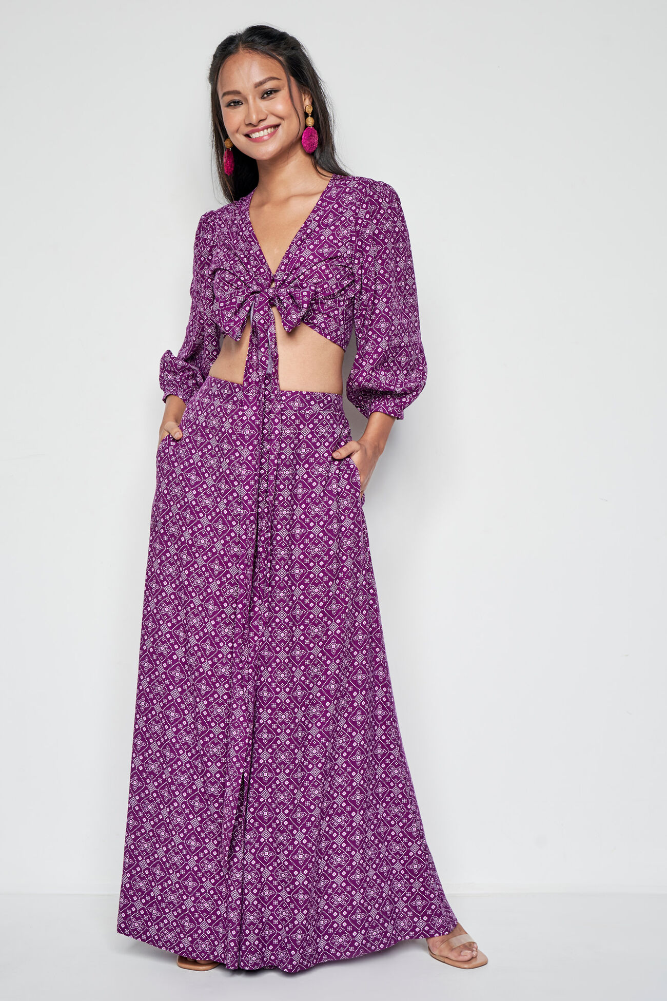 Whispers Of Lavender Skirt Set, Purple, image 1