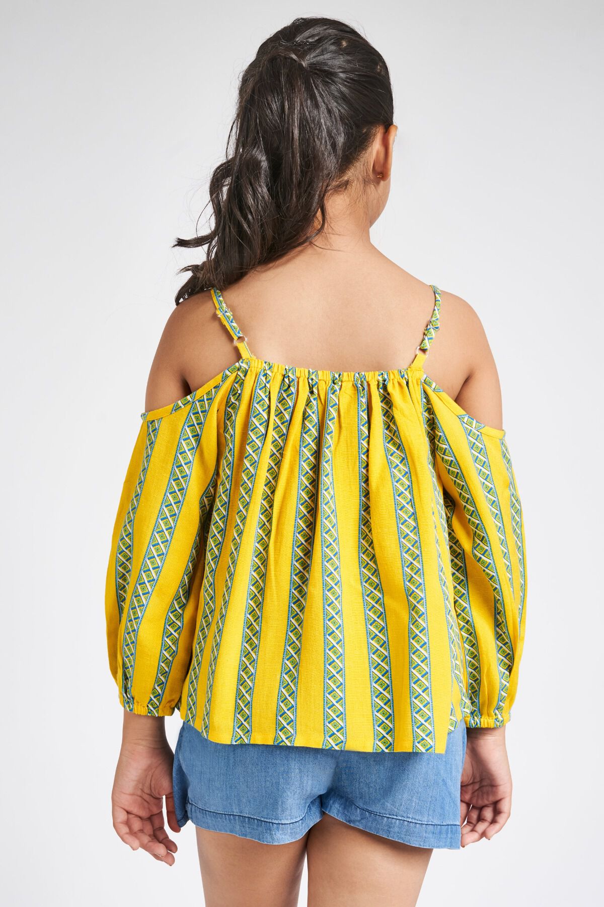 Global desi best sale yellow top