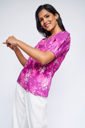 4 - Magenta Tie & Dye Top, image 4