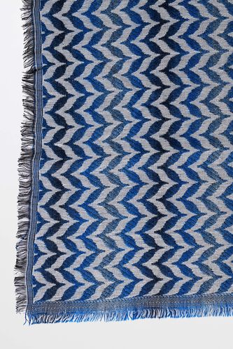 Blue Acrylic Print Scarf, , image 2