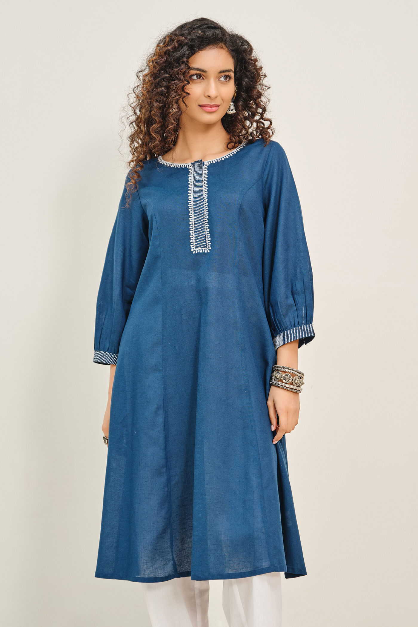 Indigo Tarang Kurta