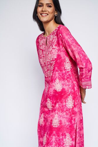 2 - Pink Tie & Dye Kurta, image 2
