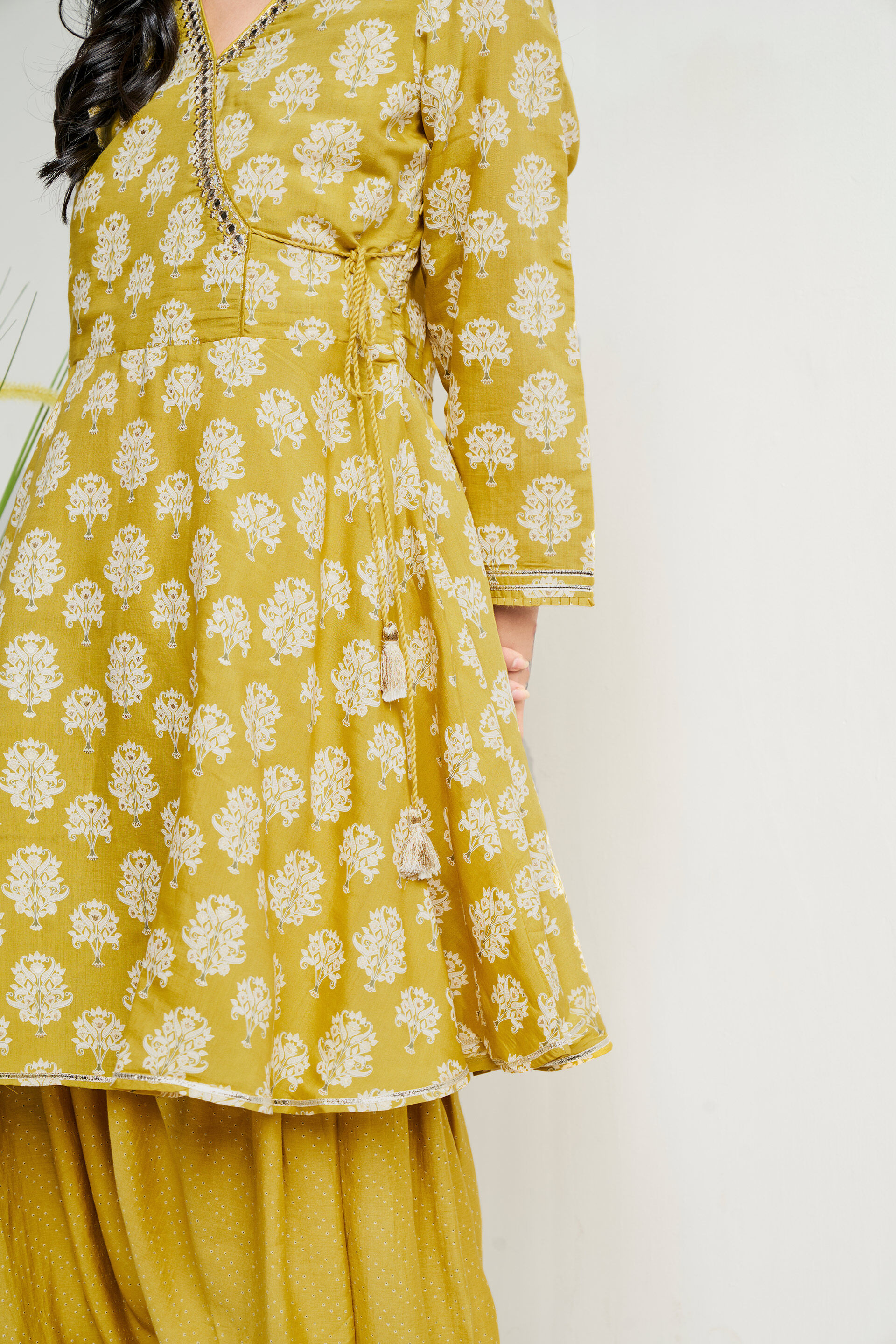 Global desi yellow dress discount