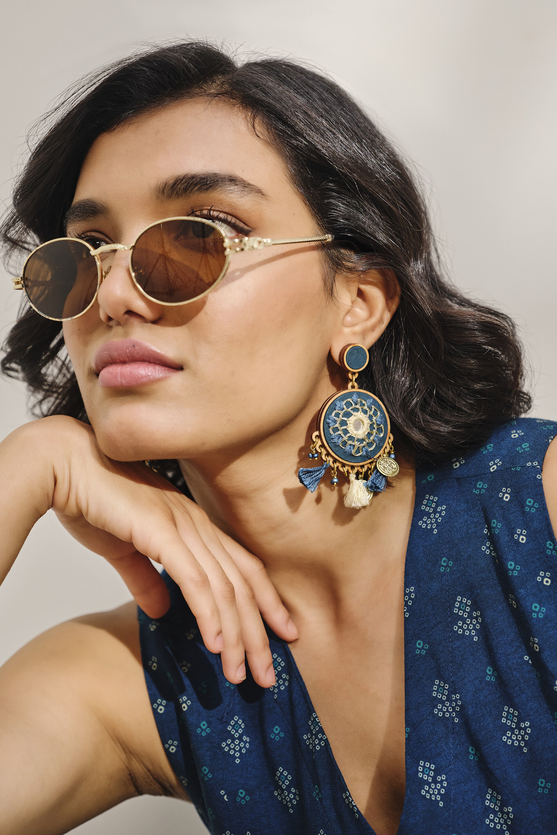 Dildaara Dangler Earrings, , image 4