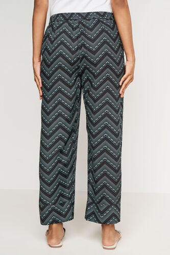 Black Straight Ethnic Motifs Bottom, Black, image 3