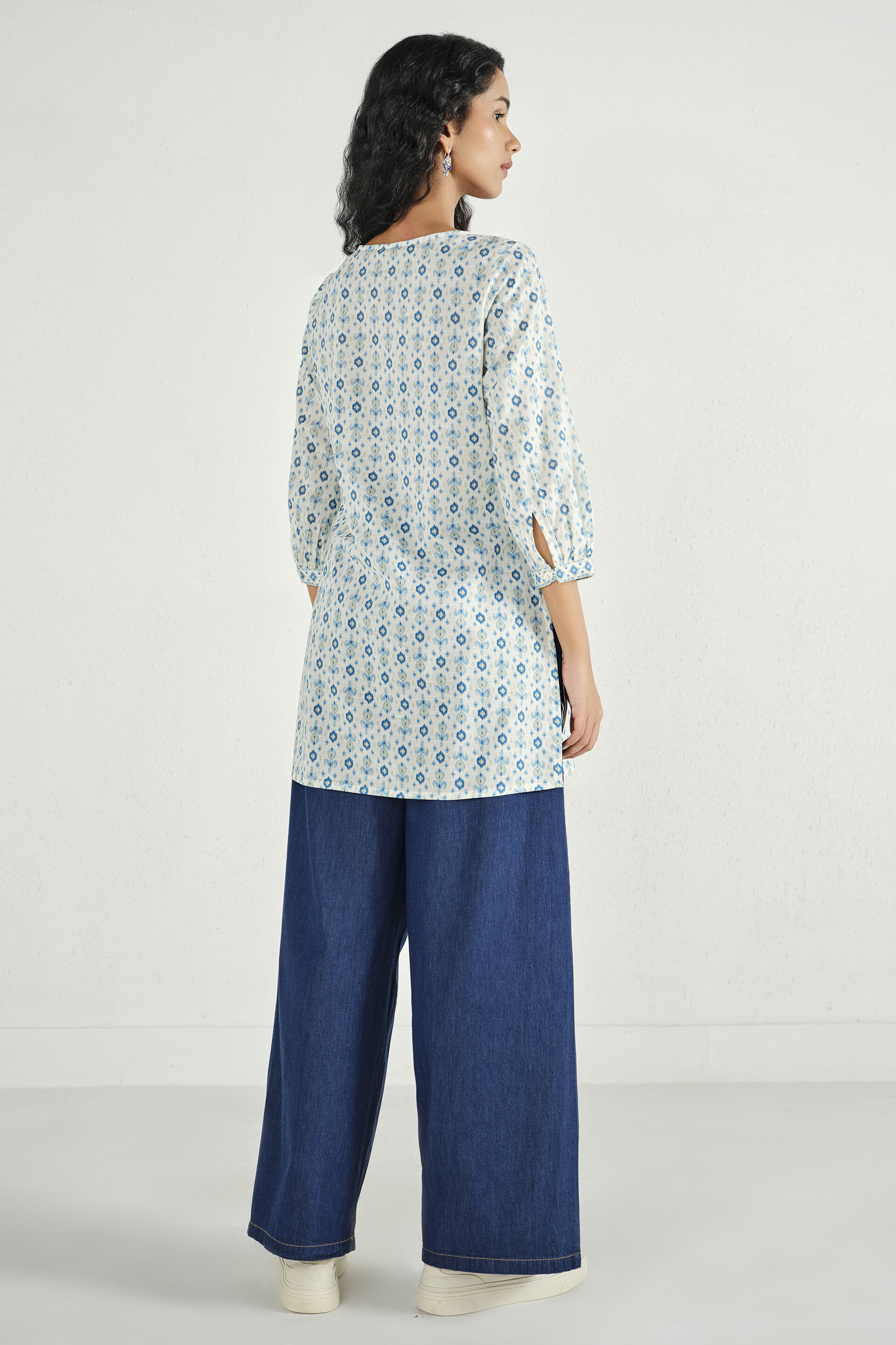 Aneri White Tunic, White, image 6