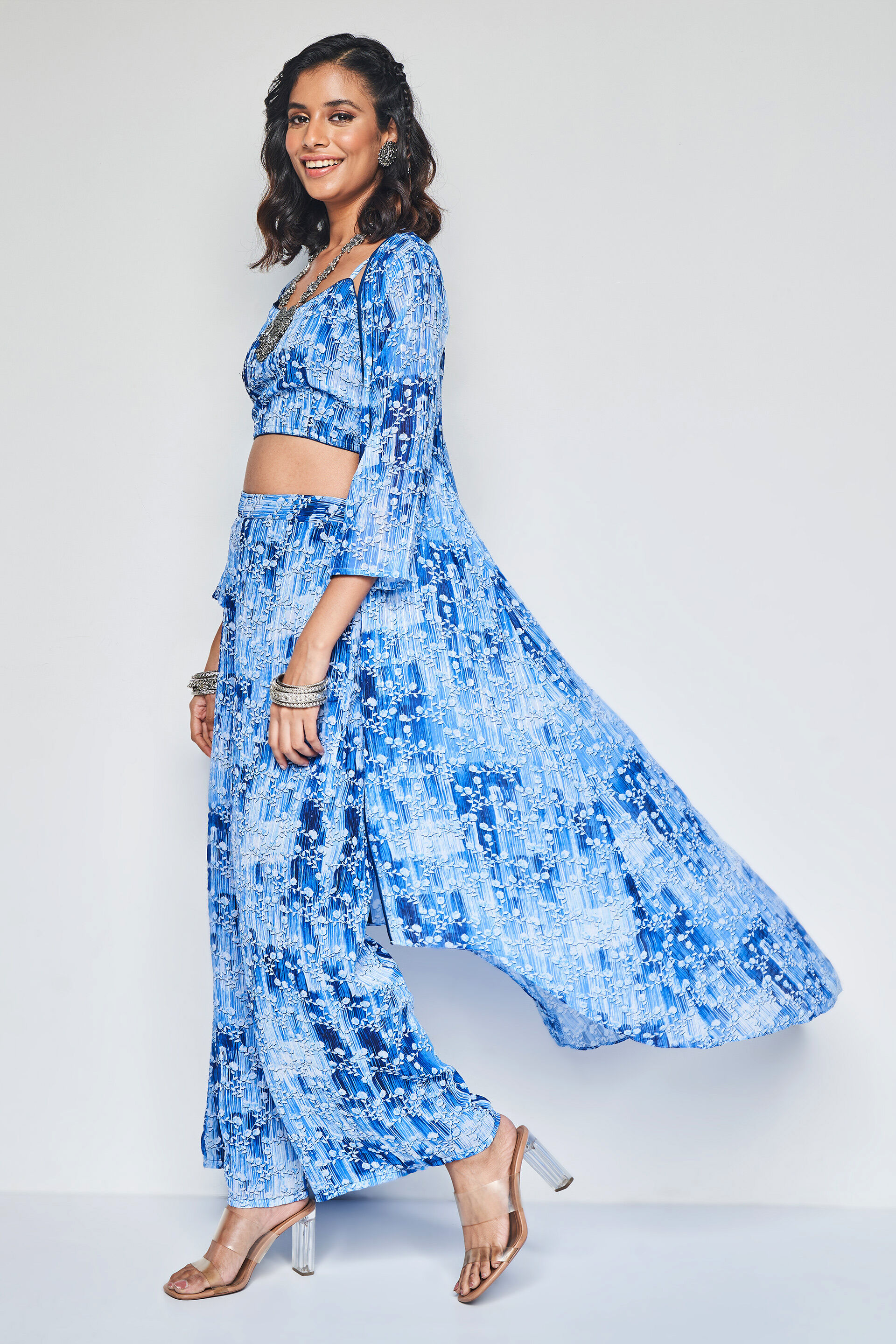 Aasman Shrug Set, Blue, image 3