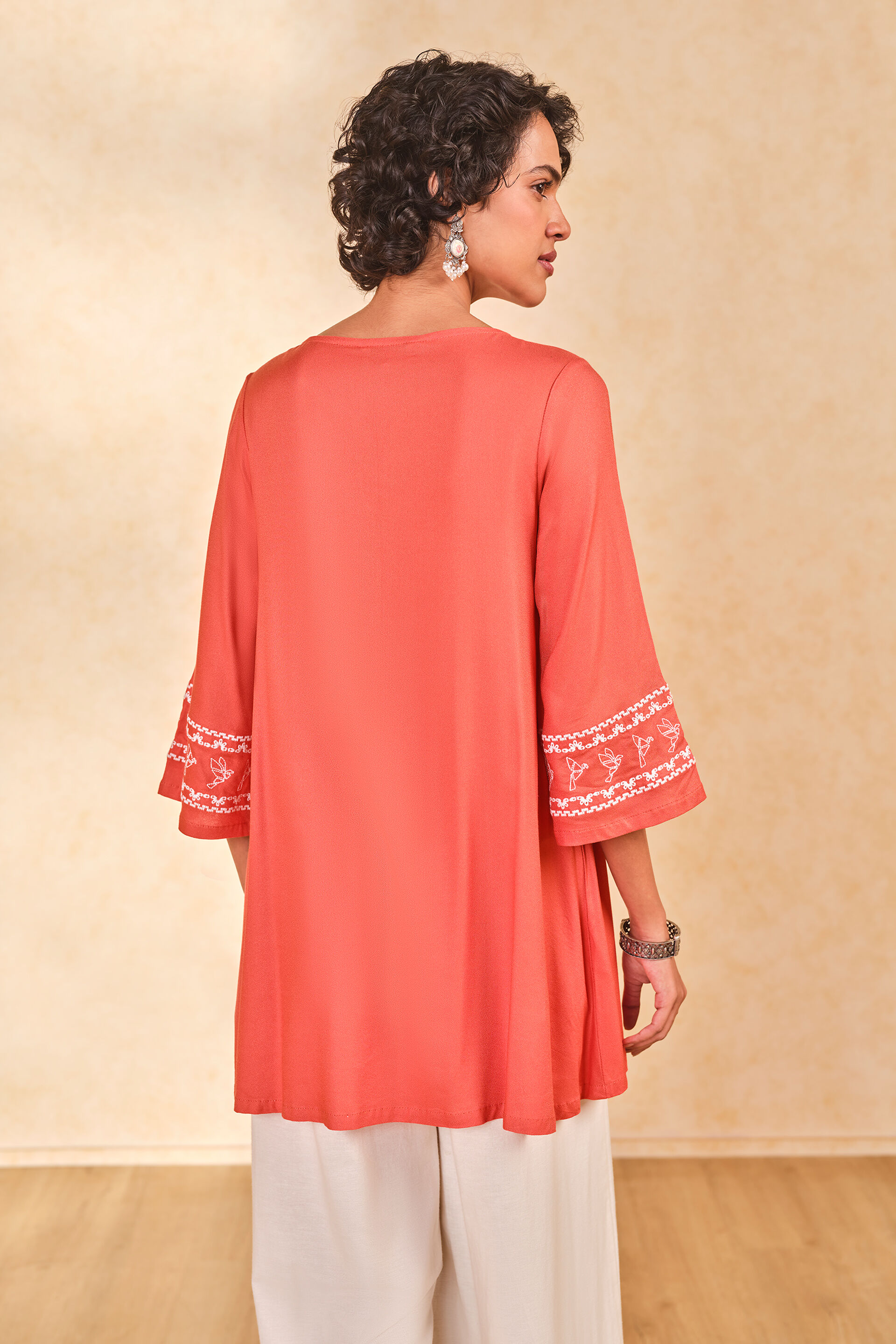 Citrus Charm Tunic, Orange, image 5