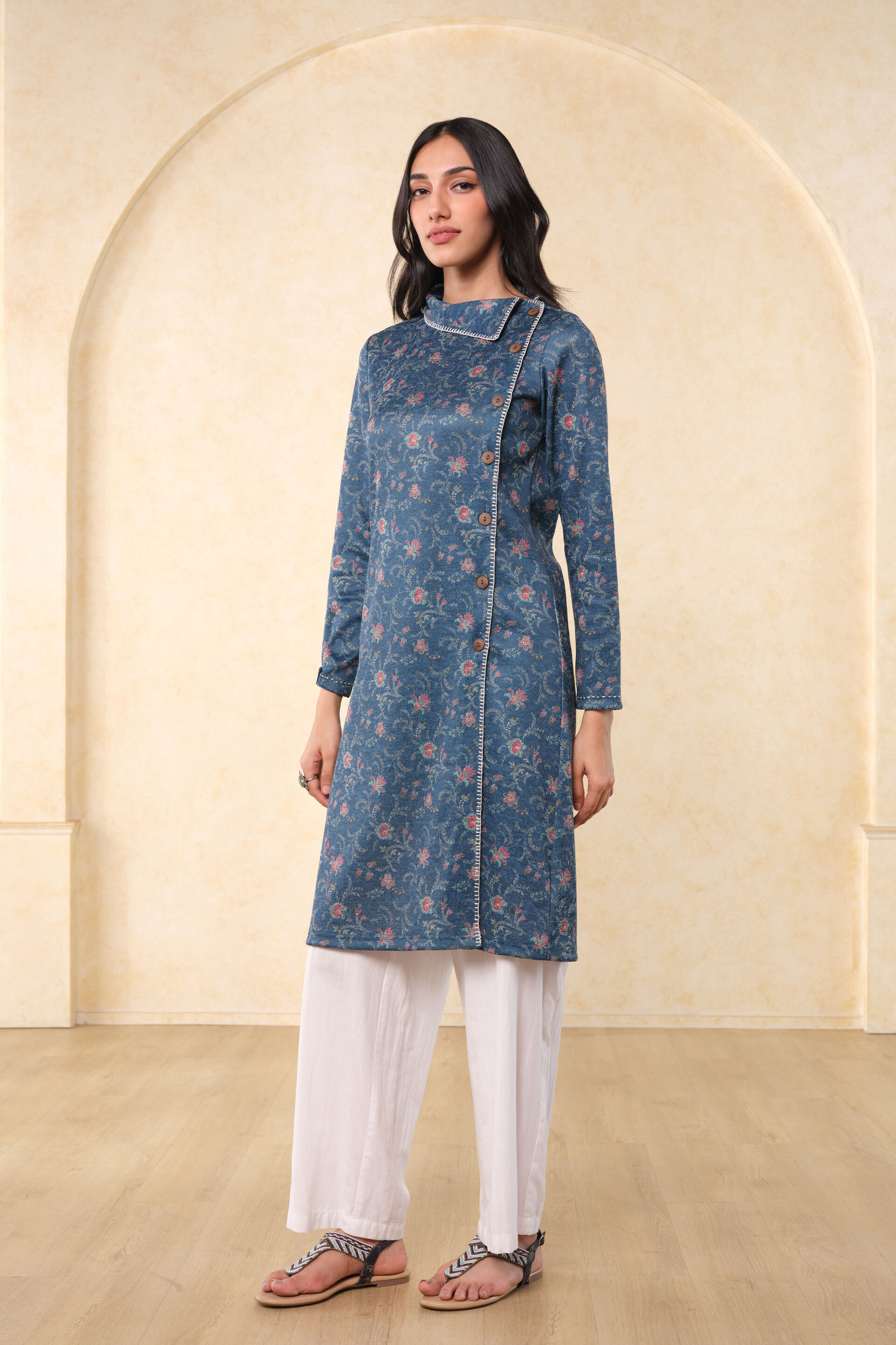 Bahara Tunic, Blue, image 3