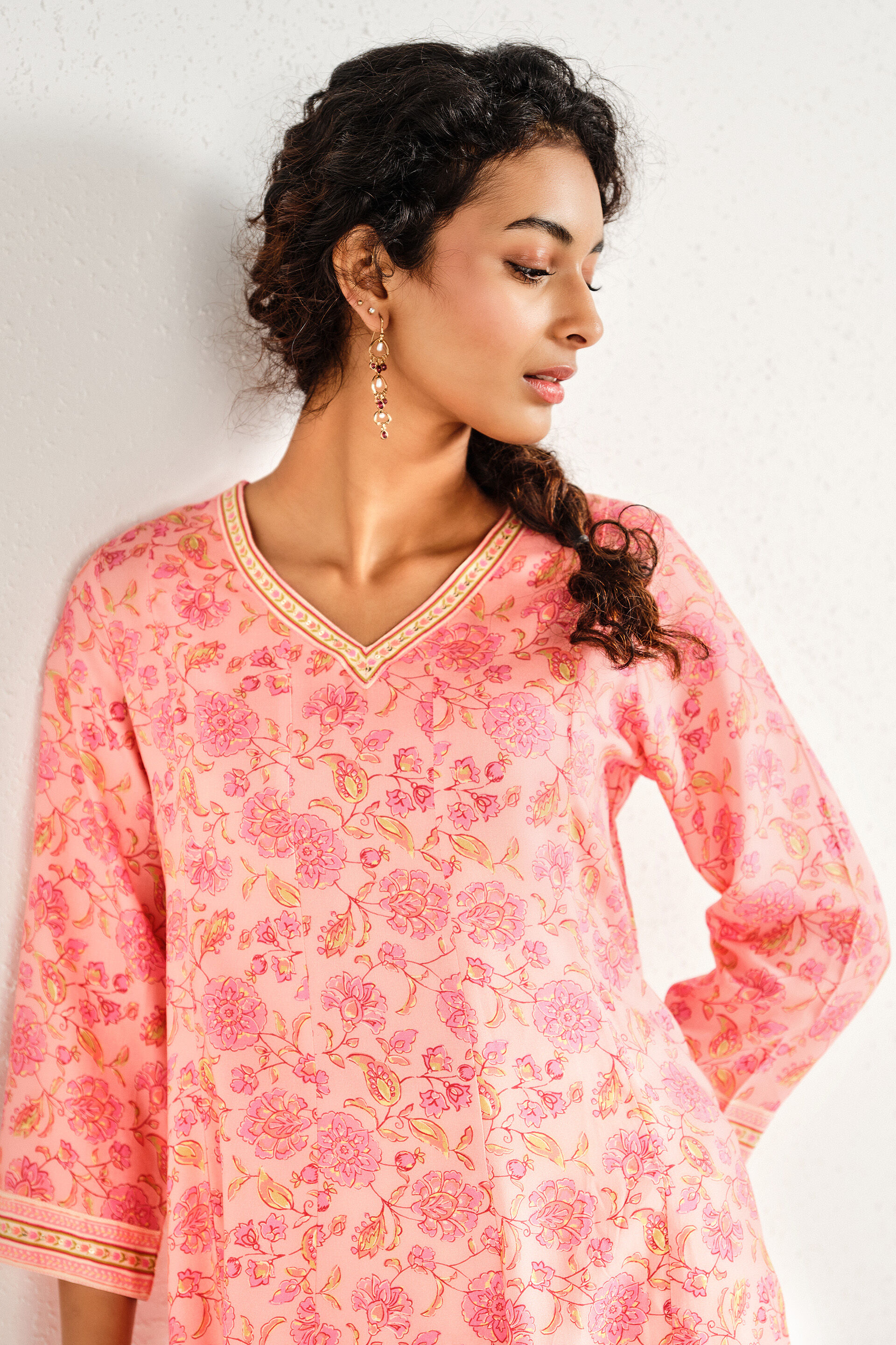 Gulabi Kurta, Pink, image 5
