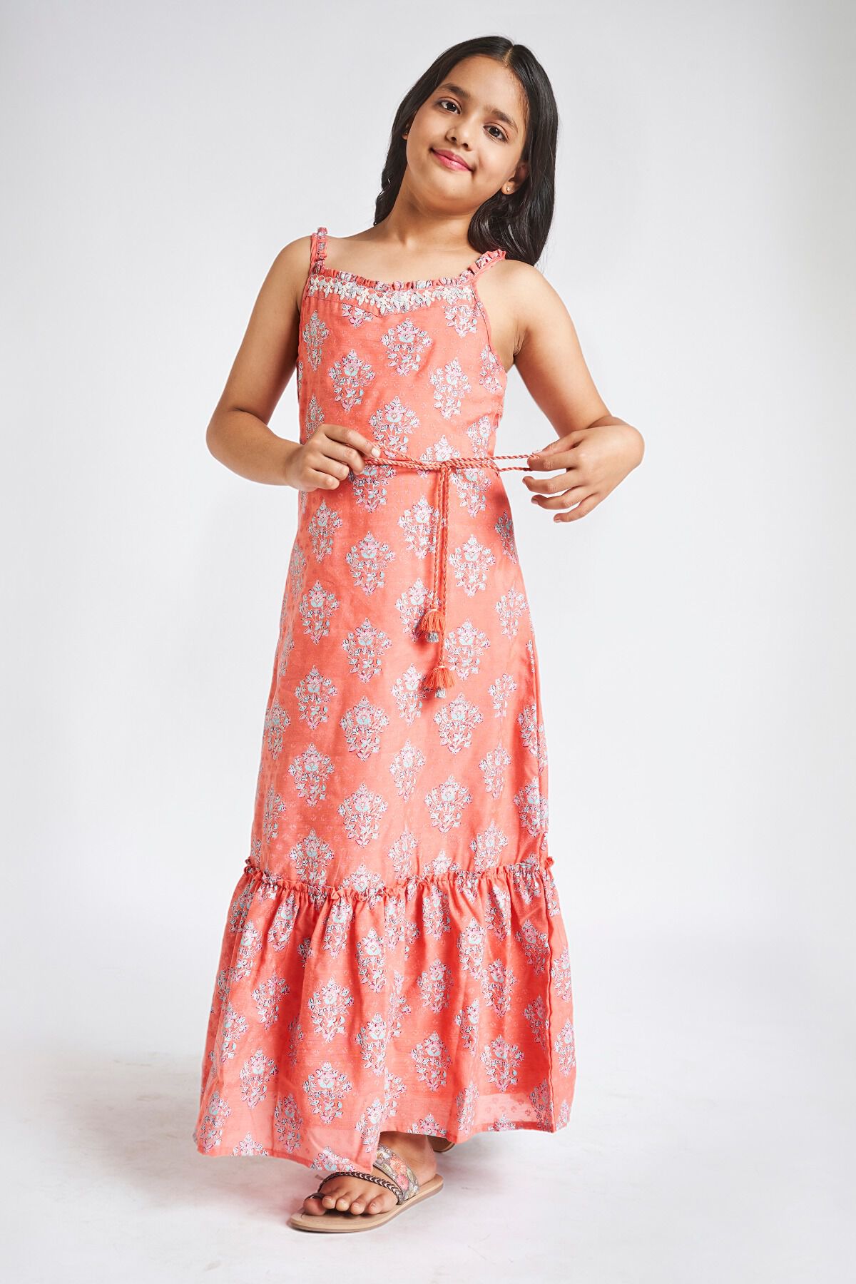 Global desi 2024 pink maxi dress