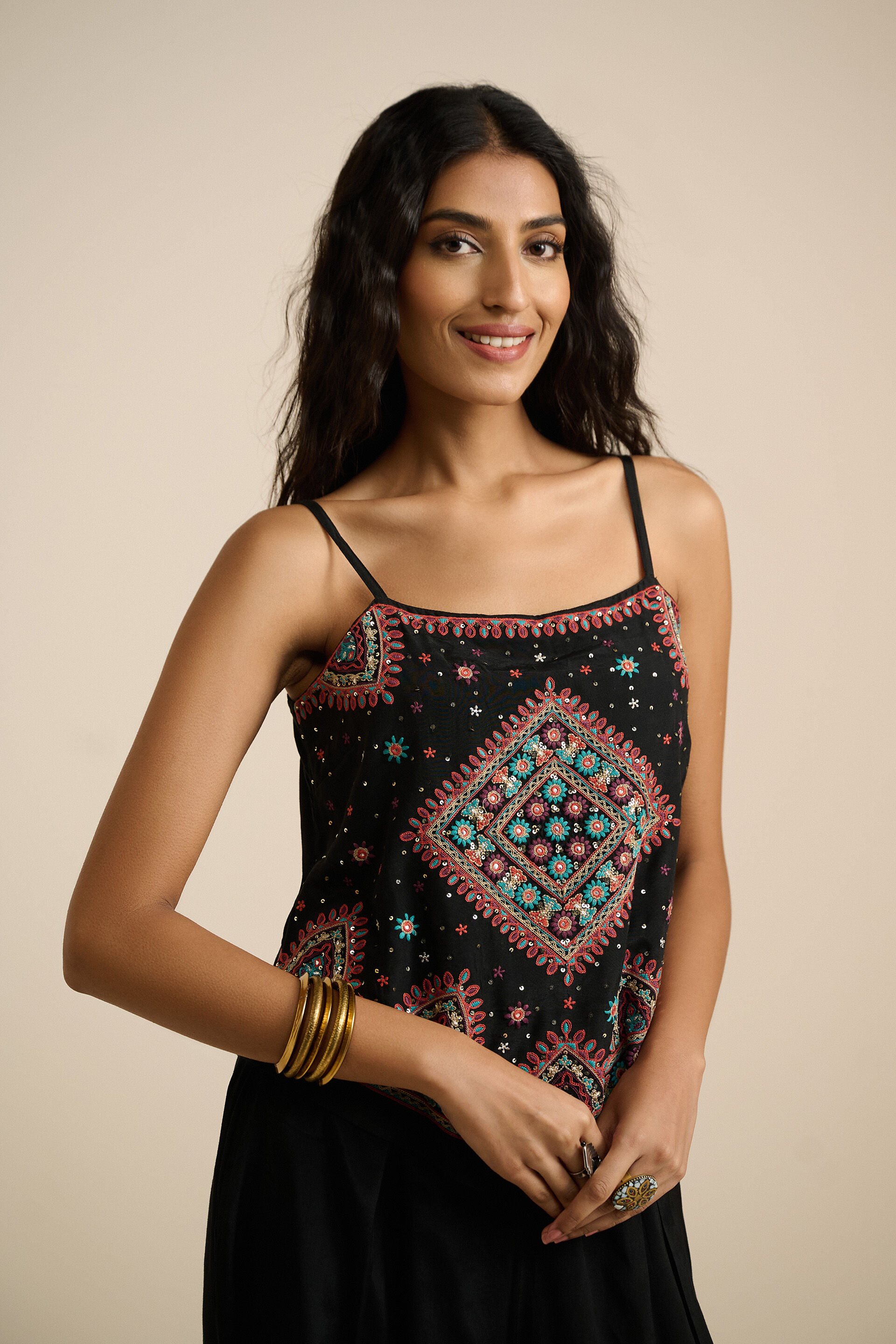 Aarini Black Co-ord Set, Black, image 7