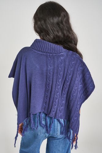 5 - Navy Cape Jacket, image 5