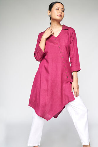 Asymmetric Tunic, Purple, image 1