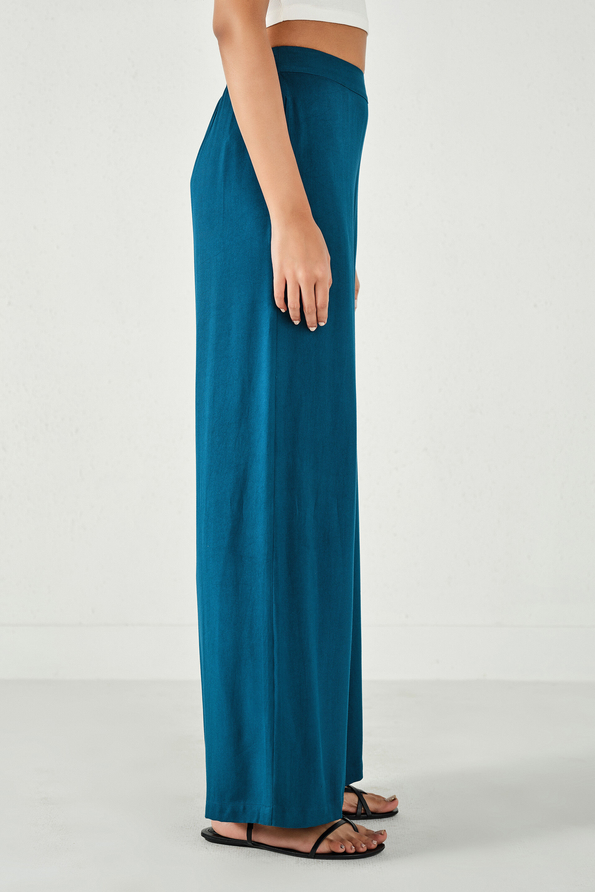 Siyahi Indigo Palazzo Pants, Indigo, image 3